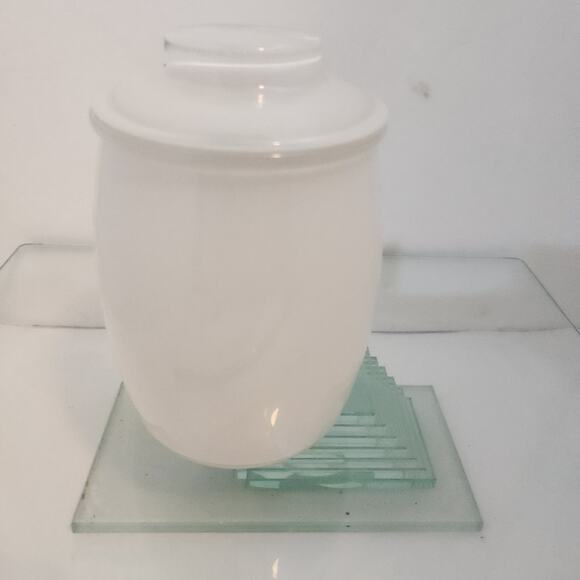 Vintage Bartlett Collins Glass Canister 6 inches tall - Picture 3 of 6